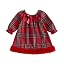 Fur Plaid Red