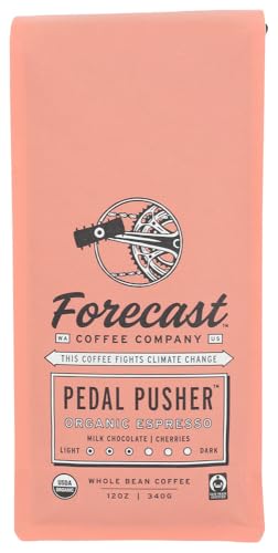 Forecast Coffee Company Café orgánico en grano 12 oz