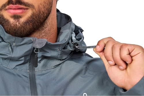Veste de pluie homme contre le vent et l'eau veste légère pour rester au sec - 3