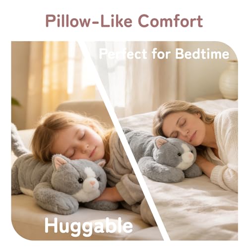 Niuniu Daddy Cat Weighted Stuffed Animals, Plush Pillow for Kids and Adults by Niuniu Daddy - Used condition - Image 7