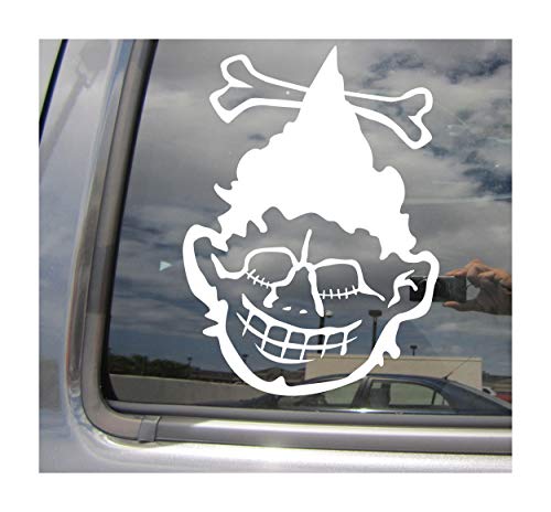Right Now Decals - Shrunken Head - Headhunting Amazon Jivaroan Tsantsa - Cars Trucks Moped Helmet Hard Hat Auto Automotive Craft Laptop Vinyl Decal Window Wall Sticker 10303