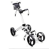 Haltbarkeit: Dieser Golfwagen verwendet einen robusten Aluminiumrahmen, der langlebig und leicht ist.