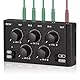 Mini Stereo-Audiomixer mit 4 Kanälen und sehr geringem Rauschen für Heim/Studio/Bar Line-Mixer (MC5-BX)
