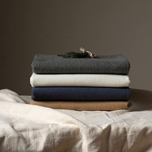 La Jolie Muse Throw Blanket For Couch Soft Lightweight - Faux Cashmere Melange Throw Blanket With Tassels, Cozy Warm Decorative Blankets For Bed Sofa Chair Living Room (Smoky Gray, 50 X 60 Inches) #TOP4