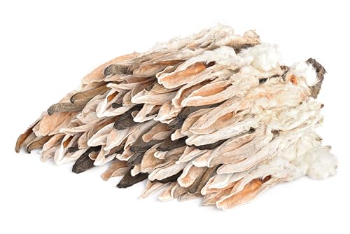 Kaureks Natur Kaninchenohren mit Fell 2x500g, ca 75 STK. Hasenohren, fettarm, Kauartikel, Kausnack
