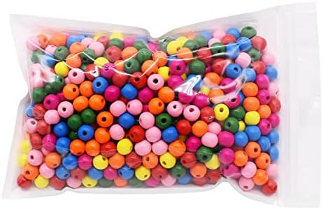 Mljtoyo 14Pcs 35mm Unfinished Large Wooden Beads for Crafting with Large Hole 7mm, Natural Round DIY Loose Space Wood Beads for Crafts, Farmhouse Decor, Macrame,Handwork (35mm)
