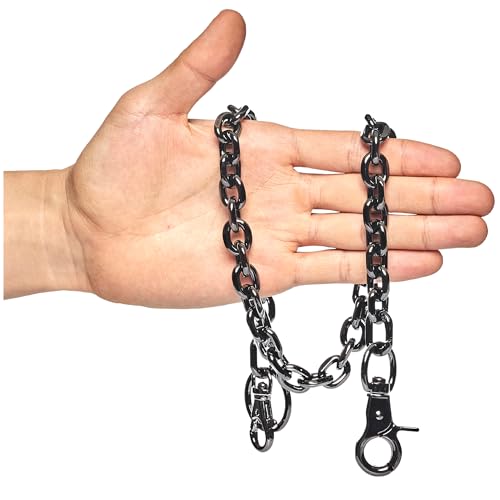 Image of newtro Wallet Chain Men Women Boy Girl, Biker Motorcycle Pants Jean Punk Long Key Chain Black Gold Silver 26 Types