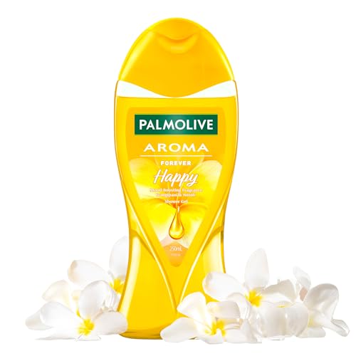 Palmolive Frangipani&Neroli Aroma Forever Happy Body Wash For Women&Men|Mood Boosting Fragrance|Natural Moisturization|For Soft Skin|No Paraben&Silicone,Ph Balanced,Body Wash Shower Gel 250Ml