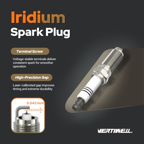 Set of 5 Ignition Coil Pack and Iridium Spark Plugs Compatible with Chevy Colorado GMC Canyon Hummer H3 Isuzu i280 i290 i350 i370 2004 2005 2006 2007 2008 2.9L 3.5L 3.7L l4 l5 Replaces UF303 41-103 by Vertiwell - Used condition - Image 3