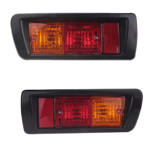 Feux arrières pour Toyota Prado J95 1996-2002 avec boîtier de feu antibrouillard rouge