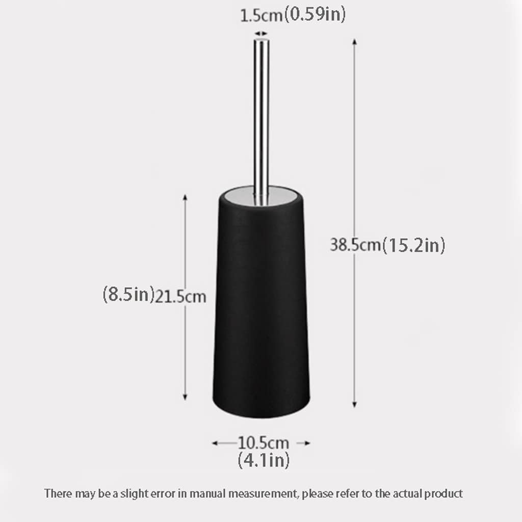 Useful Stainless Steel Toilet Brush and Holder，Toilet Bowl Brush for Bathroom Toilet-Ergonomic，Decorative，Durable Toilet Scrub Brush Hands-on