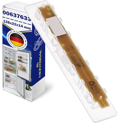 Placa de LED Luminosa para Frigorifico Combi con Código Original 00637633 637633 10024494 para Bosch para Siemens - MADE IN GERMANY - MONTERAL