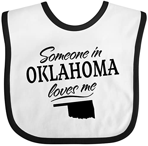 inktastic Someone in Oklahoma Loves Me Baby Bib