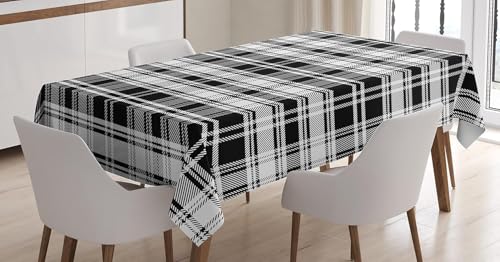 Tizhweqo Mantel Mesa Rectangular Patrones Geométricos, Manteles Antimanchas Gris, 3D Impresión Mantel Impermeable Lavable para Cocina Salón Comedor, 140x140 cm P/Q2868