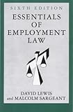 ESSENTIALS OF EMPLOYMENT LAW (PEOPLE & ORGANISATIONS)