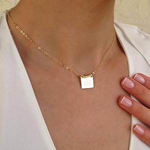 アクセサリー FLYNK Square space necklace Gold アクセサリー FLYNK