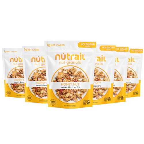 NuTrail Nut Granola Cereal - Honey Nut, No Sugar Added