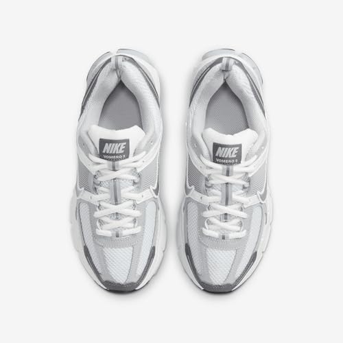 Nike Vomero 5 Big Kids' Shoes (HF6998-002, Pure Platinum/Summit White/Dark Grey/Metallic Silver) Size 74