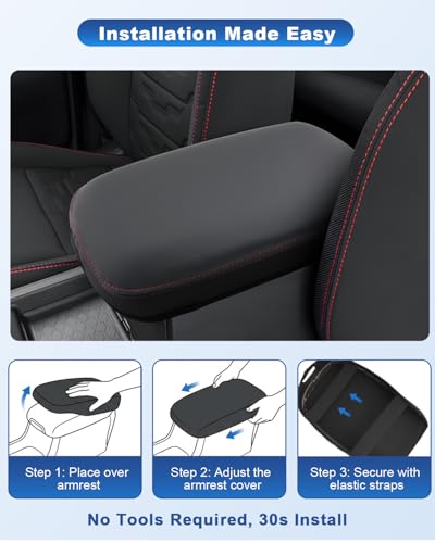 Image of CDEFG for 2026 Nissan Frontier Center Console Cover for 2026 Nissan Frontier (S /SV /PRO-X /PRO-4X) Truck Accessories Armrest Cover Middle Console Protector Car Arm Rest Pad