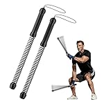 Ropeless Battle Ropes (2-Pack) - Weighted Portable Workout Ropes for HIIT, Cardio & Muscle Training, Perfect Choice for Beginners, Foldable Home Gym Equipment for Men & Women (Black)