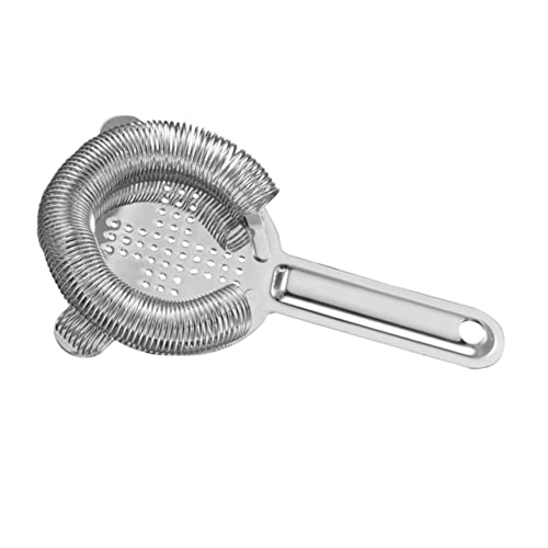 TOPPERFUN 1 Stück Bartending Eisfilter Hochwertiges Cocktailsieb für Bar Zuhause und Kaffeehaus zu Reinigen Langlebig für Professionelle Mixologen und Hobby Barkeeper