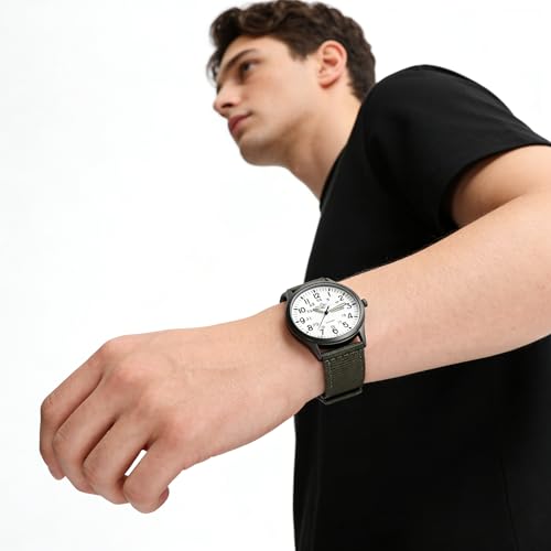 Image of Gosasa Unisex Military Watches Sport Textile Nylon Strap Stylish Men Watch Luminous Fashion Watches Analog Display Quartz Waterproof Casual Wristwatch