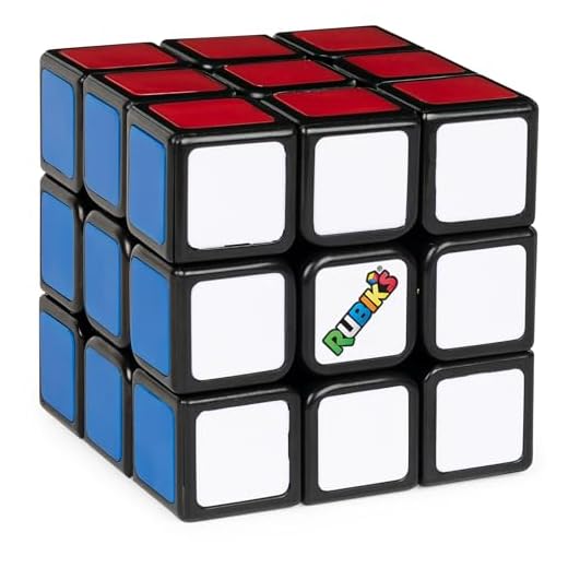 Rubik's Cube, The Original 3x3 Cube 3D Puzzle Fidget Cube Stress Relief Fidget Toy Brain Teasers Travel Games for Adults and Kids Ages 8+