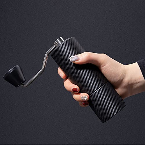 Timemore Chestnut C3 Manual Coffee Grinder 2022 New Version S2C Stainless Steel Conical Burr Capacity 20G Adjustable Setting High-Precision Double Bearing Positioning,Matte Black #TOP4