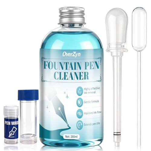 6.7Oz Fountain Pen Cleaner Fountain Pen Cleaning Kit Effective Cleaning