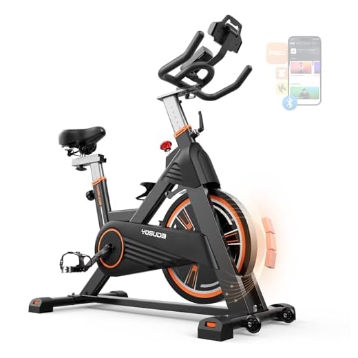 YOSUDA PRO Magnetic Exercise Bike 350 lbs Weight Capacity - Indoor Cycling Bike Stationary with Comfortable Seat Cushion, Silent Belt Drive