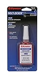 Dynatex 143442 Blue Medium Strength Threadlocker, 24ml Bottle- Ideal for Cup, Core Plugs, Starter/Alternator Mounting, Oil Pan, & Valve Cover Bolts - Superior Thread Lock