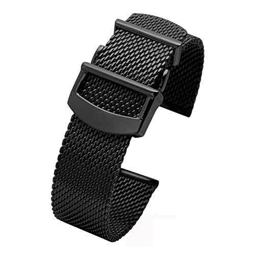 Fermoir pliant et maille milanaise flexible pour bande de montre durable