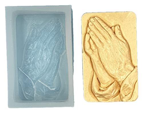 Prayer Silicone Mold Soap Plaster Wax Resin Clay 5Oz Praying Hands #TOP1