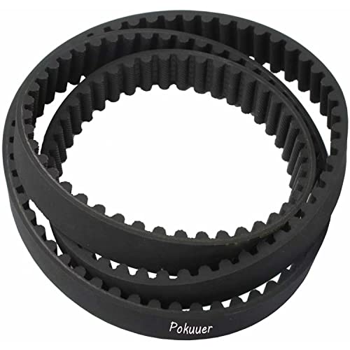 120-3335 Lawn Mower Deck Timing Belt 3/4" x 44" for Exmark 120-3335;Toro TimeMaster with 30" Deck -  Pokuuer, PU-078