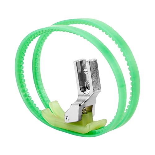 DOITOOL 2pcs Sewing Machine Presser Foot Dual Roller Easy to Change Suitable for Industrial Household Machines