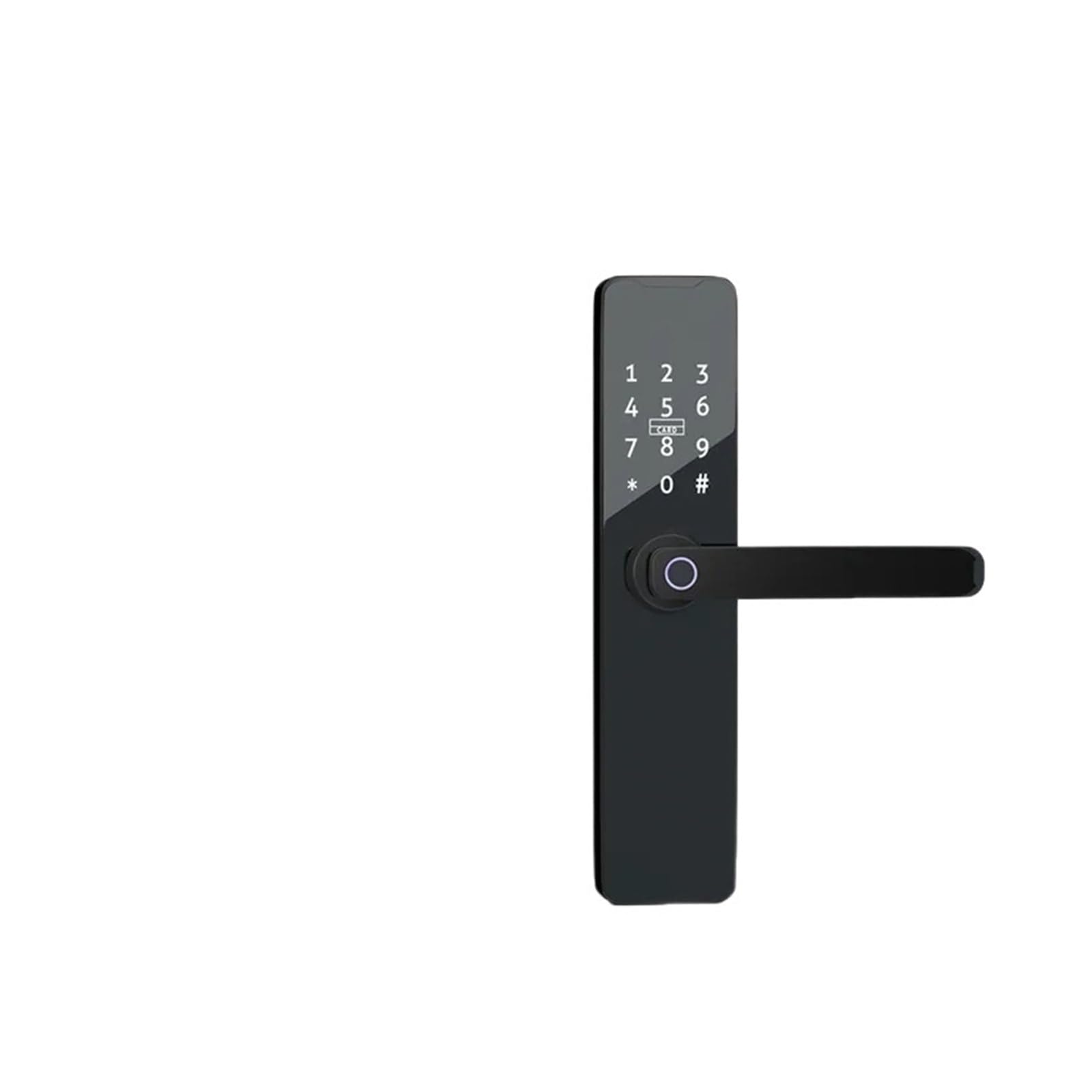 CVFRDD Smart Door Knob, Biometric Finrprint Door Locks Smart Lock Tuya App Remote Unlocking Keyless Digital Electronic Keyless Entry Door Handle(240x22(4085),Nero)