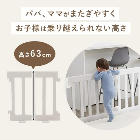 Amazon.co.jp: Edu・play ベビーサークル Woody baby room ドア付き 扉 