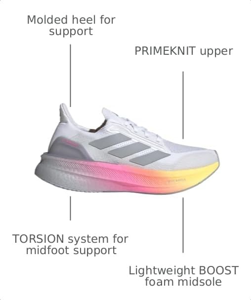 Image of adidas Ultraboost Ultra Boost 5X Running Sneakers Shoes - Black