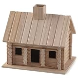 9”; Log Cabin Birdhouse by Make Market®