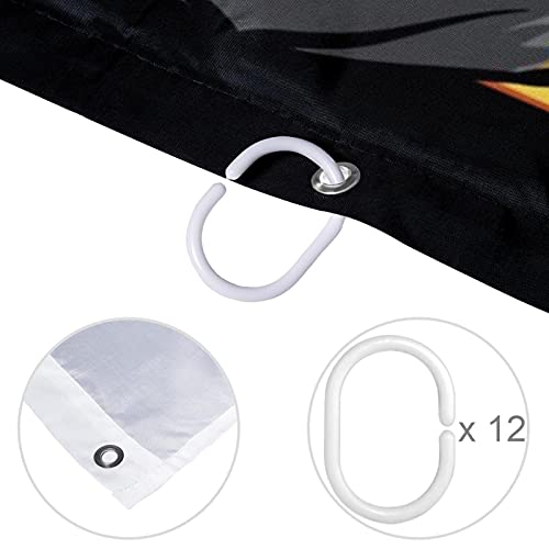 Rideau de douche carlin rigolo avec lunettes pour réveiller la salle de bain des enfants - 5