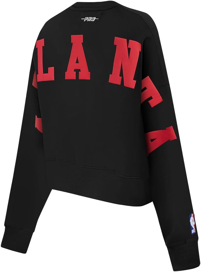 Pro Standard NBA womens Womens Nba Wingspan Brushed Back French Terry Crewneck Sweatshirt