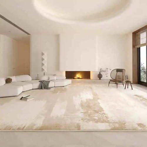 Tapis de salon moelleux et doux tapis lavable grande surface de chambre