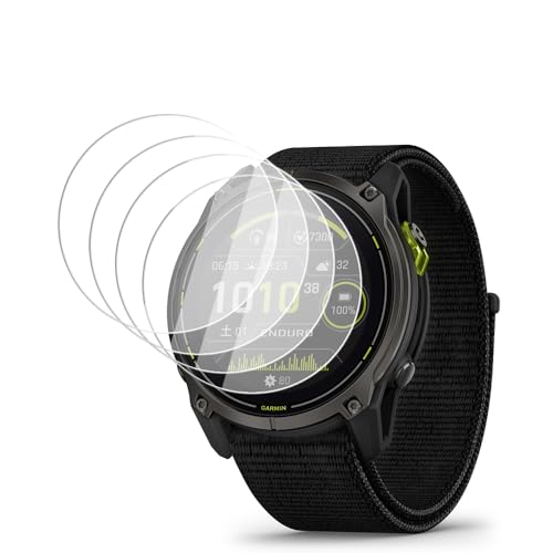 [4���Z�b�g] For �K�[�~��(GARMIN) Enduro 3 �t�B���� �ی�t�B���� �����K���X�t�B�����ySHANCHI�z �t�� �ی�t�B���� �d�x9H ��t�ȒP �w���������h�� �����ߗ� �C�菝�h�~