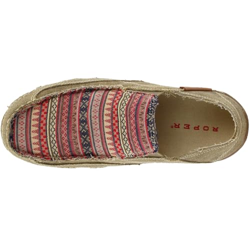 Image of ROPER Womens Daisy Southwest Slip On Flats Casual - Brown, Green