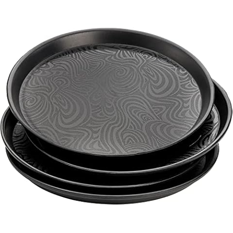 Hacaroa 4 Pack Non-Skid Serving Trays Cover