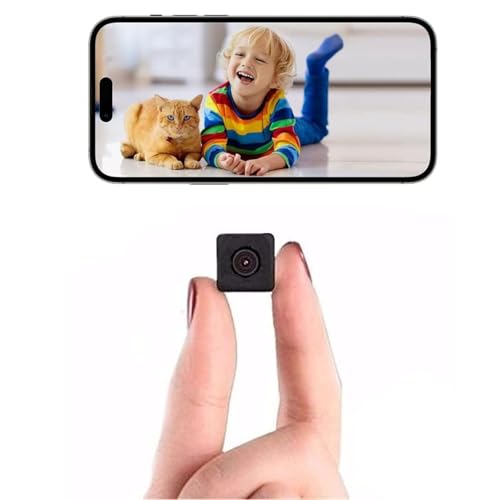 Mini Home Camera Spy WiFi Camera Wireless Security Camera Body Indoor Outdoor Cameras Door Pet Small Cam 4K Ultra WiFi SD Cameras Remote Viewing For Security With APP Night Vision Motion Detection