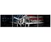 Retro Old Black and White Collocation Fighter Bomber Head Propeller Classic Plane Picture Wounded Background of the American Flag Metallic Body Canvas Print Home Wall Art Ready to Hang 12X12 4 Panel