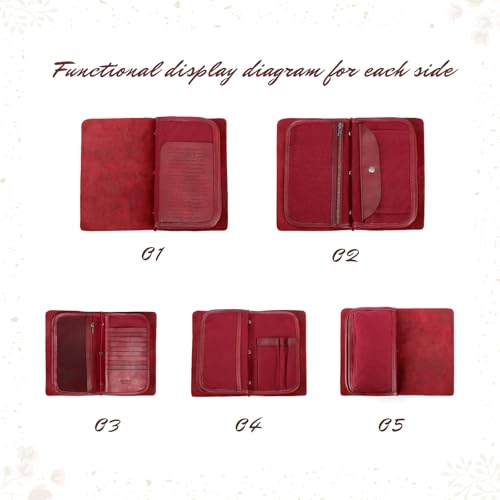Image of OLD TREND Genuine Leather Nomad Organizer Travel Wallet | Women's Wallet Clutch Passport Holder