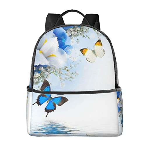 Sac à dos imprimé fleurs BAFAFA noir taille unique pour ordinateur et sport