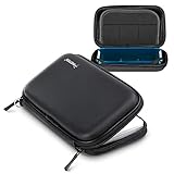 Insten Eva Hard Case Compatible with Nintendo 3DS / NDS Lite , Travel Carrying Case with Inner Storage for game cards, stylus, accessories, Black